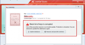 d8b1d987d8a7db8cdb8c d8a7d8b2 d9bedb8cd8bad8a7d985 black list of licenses is corrupted d8afd8b1 kaspersky 60a91d6654360 300x160 - رهایی از پیغام Black list of licenses is corrupted در Kaspersky