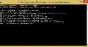 d8a7d8aad8b5d8a7d984 d8a8d987 d8b3d8b1d988d8b1 ftp d8aad988d8b3d8b7 d985d8addb8cd8b7 d8aed8b7 d981d8b1d985d8a7d986 60a906465ef5d 300x160 - اتصال به سرور FTP توسط محیط خط فرمان
