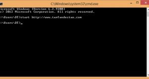 d8a8d8a7d8b2 daa9d8b1d8afd986 d8b5d981d8add987 db8c d988d8a8 d8a7d8b2 d8b7d8b1db8cd982 d8aed8b7 d981d8b1d985d8a7d986 d988db8cd986d8af 60a8fed9246b8 300x160 - باز کردن صفحه ی وب از طریق خط فرمان ویندوز